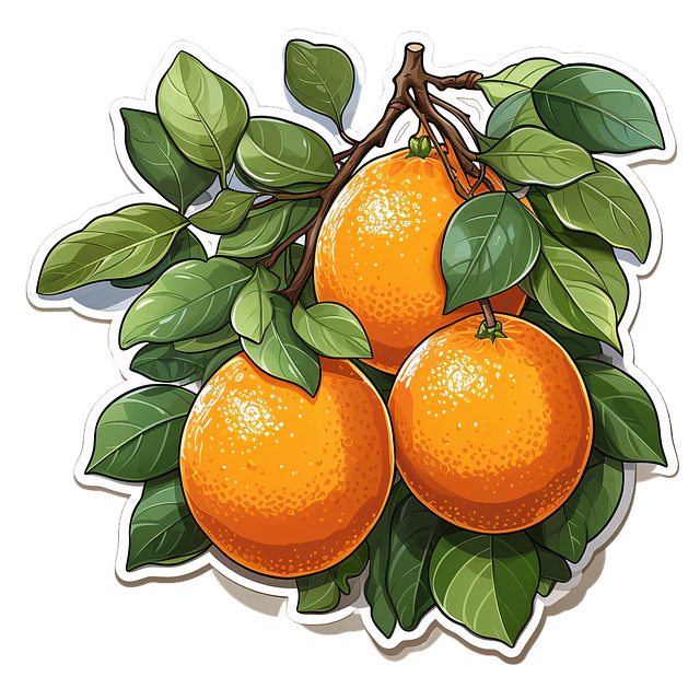 Download free HD stock image of Ai Generated Fruit Free ai generated fruit tangerine illustration