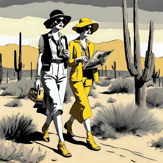 Free ai generated adventure women illustration
