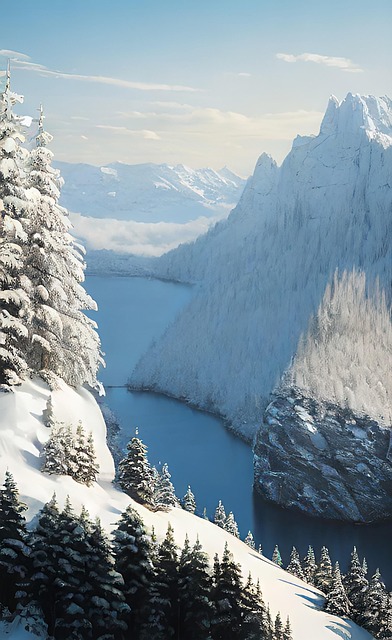 Free Ai Generated Mountains illustration and picture