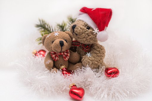 Free Teddy Bears Christmas photo and picture