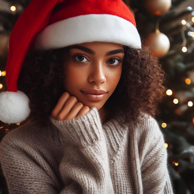 Ai Gerado, Mulher, Natal, Decoração