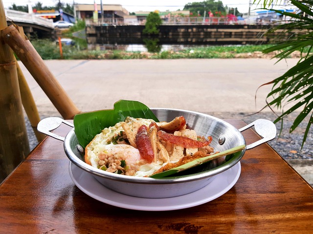 อาหารเช้า, อาหาร, ไข่ดาว, ไข่, กุนเชียง