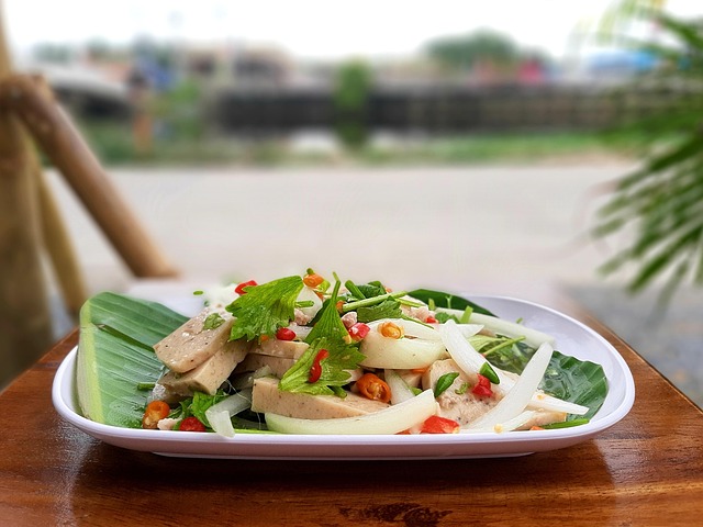 หมูยอ, ยำ, อาหารไทย, อาหารเวียดนาม