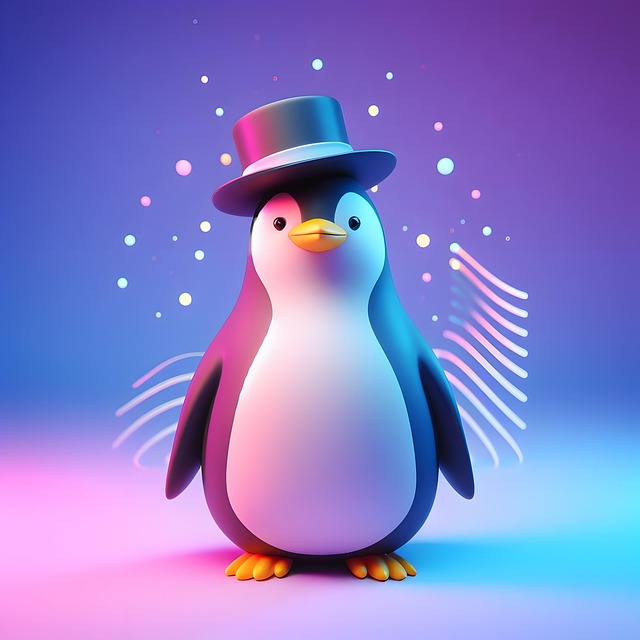 Free ai generated penguin cute illustration