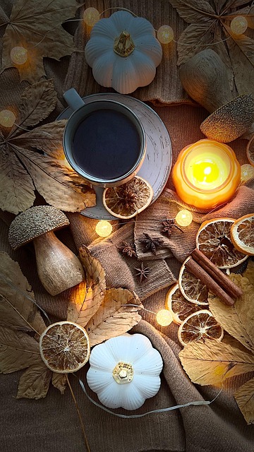 Café, Outono, Cozy, Postura Plana