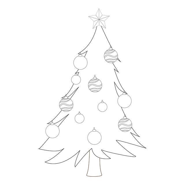 Árvore De Natal, Colorir, Cores, Colori