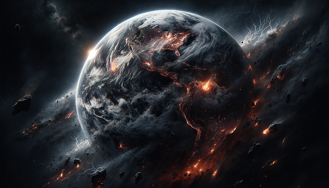 Free ai generated nuclear disaster nuclear illustration