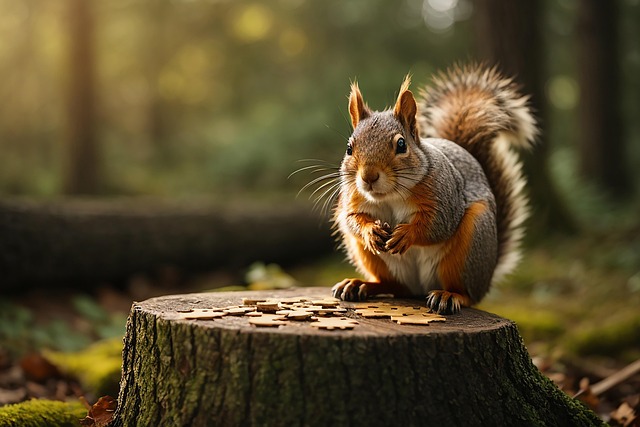Free Ai Generated Squirrel illustration and picture