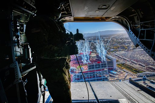 Free Flying Over Levi Stadium photo and picture