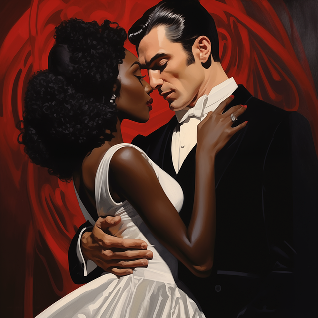 Free ai generated woman dracula illustration