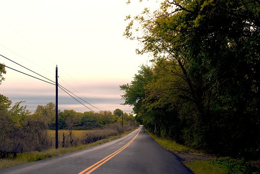 Free Empty Two Lane photo and picture