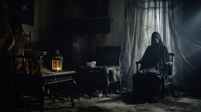 Free ai generated mist dimly lit room illustration