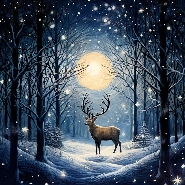 Free Ai Generated Deer illustration and picture