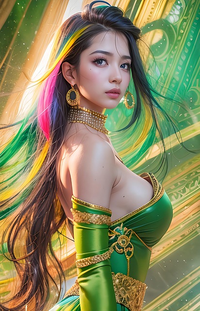 Free ai generated woman model illustration