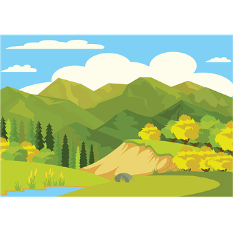 Árboles, Naturaleza, Paisaje, Montañas