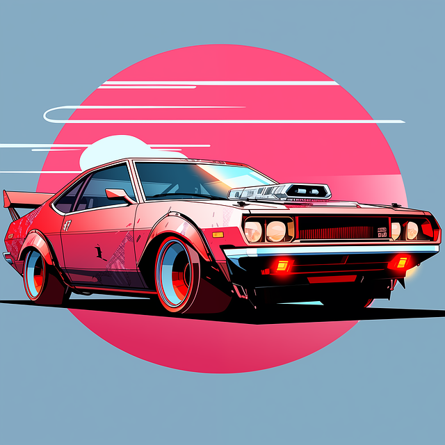 Free ai generated car vehicle illustration
