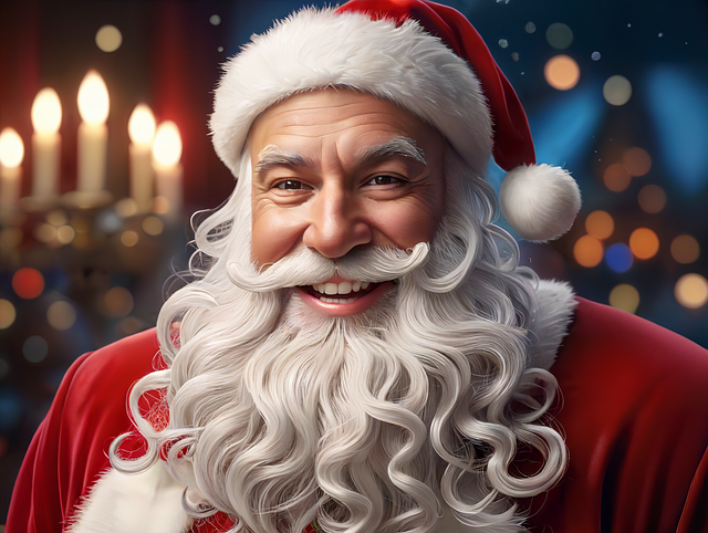 Free ai generated santa claus santa illustration