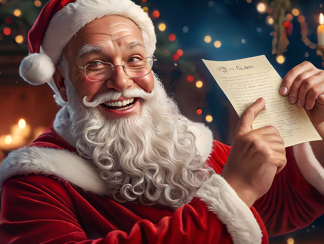 Free ai generated santa claus santa illustration