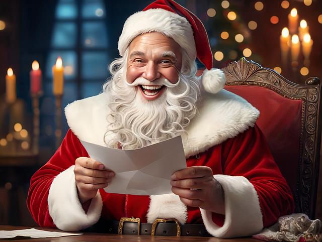 Free ai generated santa claus santa illustration