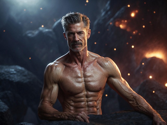 Free ai generated man fitness illustration