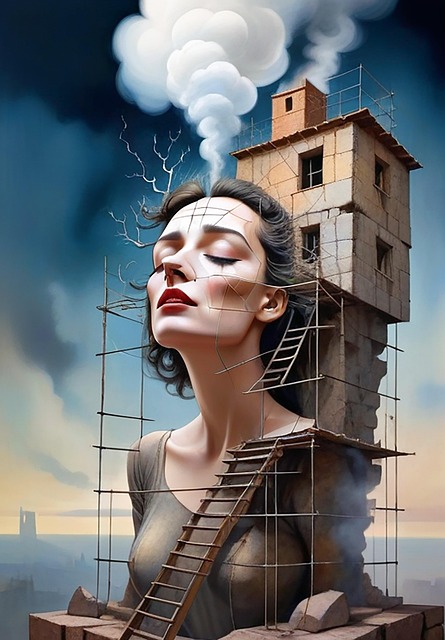 Free ai generated woman reconstruction illustration