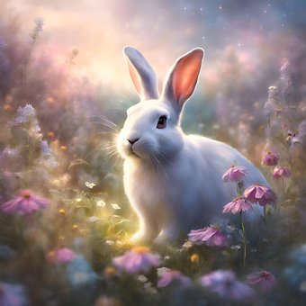 Free Rabbit Bunny illustration and picture