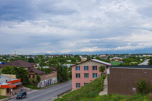 Nebe, Mraky, Městský, Město, Ulice