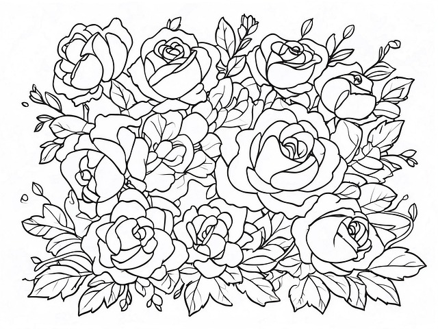 Free ai generated flowers design illustration
