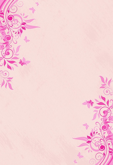 Free flowers plant border illustration
