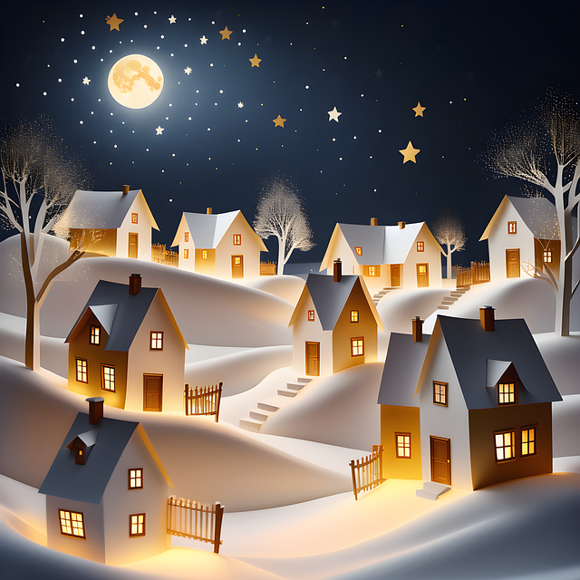 Free ai generated christmas nature illustration