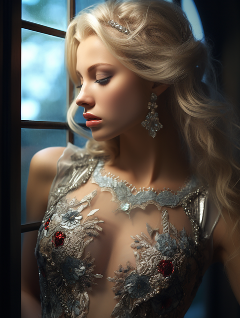 Ai Genereret, Kvinde, Blondine, Model