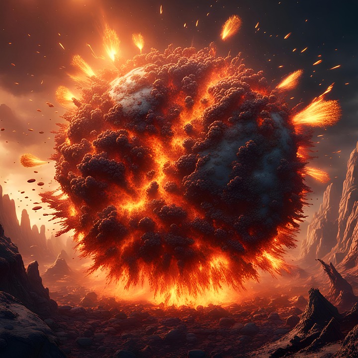 266 Cosmos Explosion