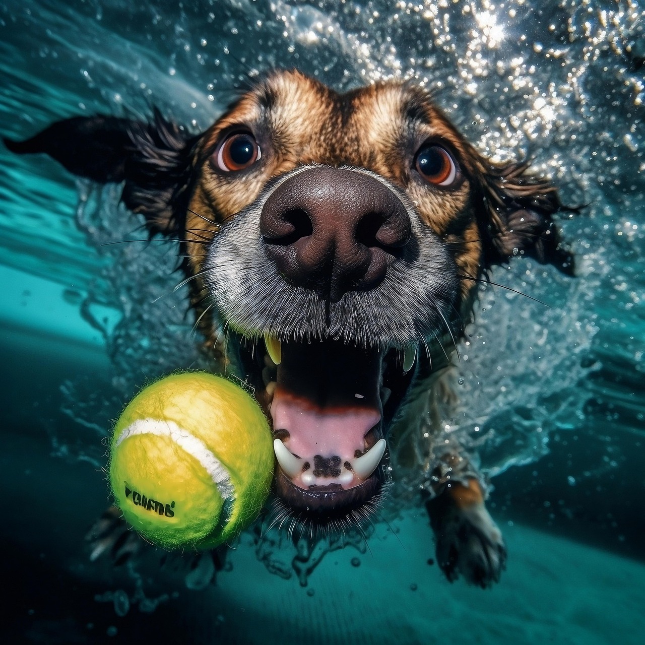 Download free HD stock image of Ai Generated Dog Free ai generated dog puppy illustration