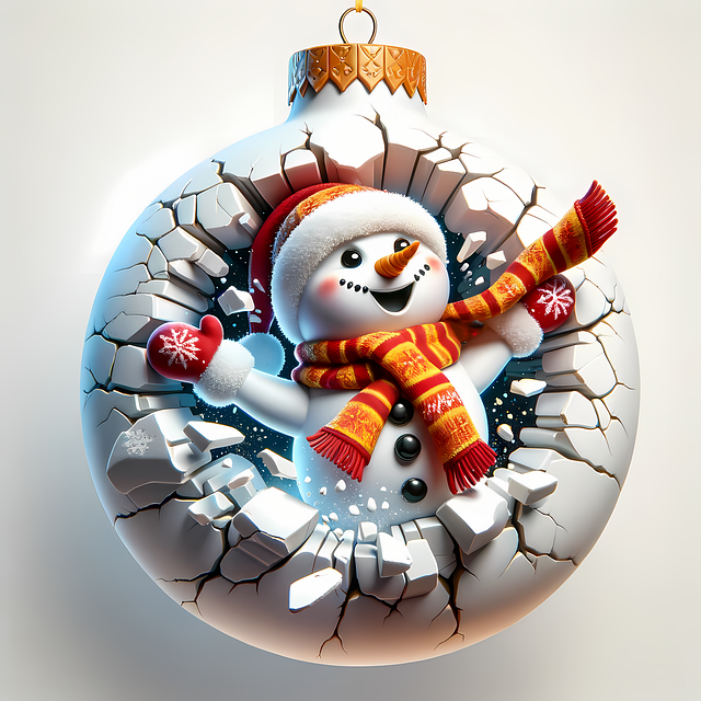 Free festive spirit traditional christmas holiday ornament illustration