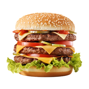 Cheeseburger, Gegrillt, Fleisch, Weiß