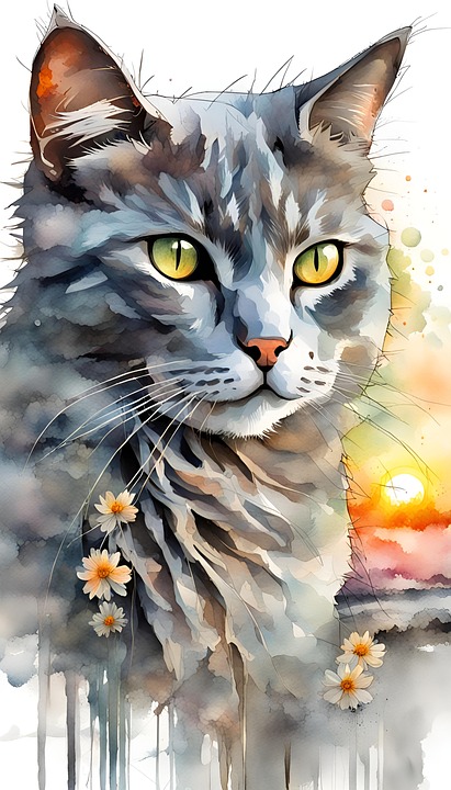 Download Ai Generated, Cat, Pet. Royalty-Free Stock Illustration Image ...