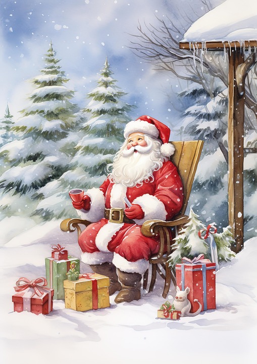 Download Ai Generated Santa Claus Royalty-Free Stock Illustration Image ...