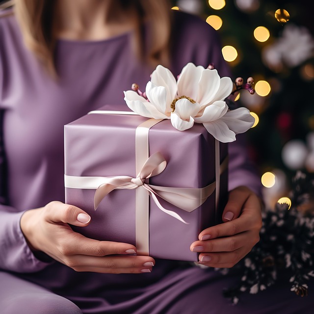 Free ai generated christmas gifts illustration