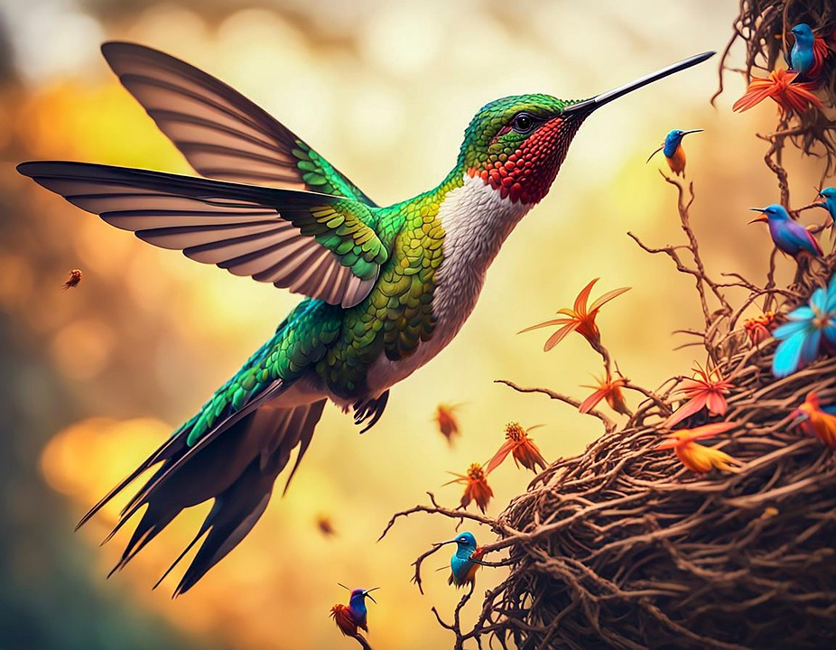Ai Generiert Kolibri Vogel - Kostenloses Bild auf Pixabay - Pixabay