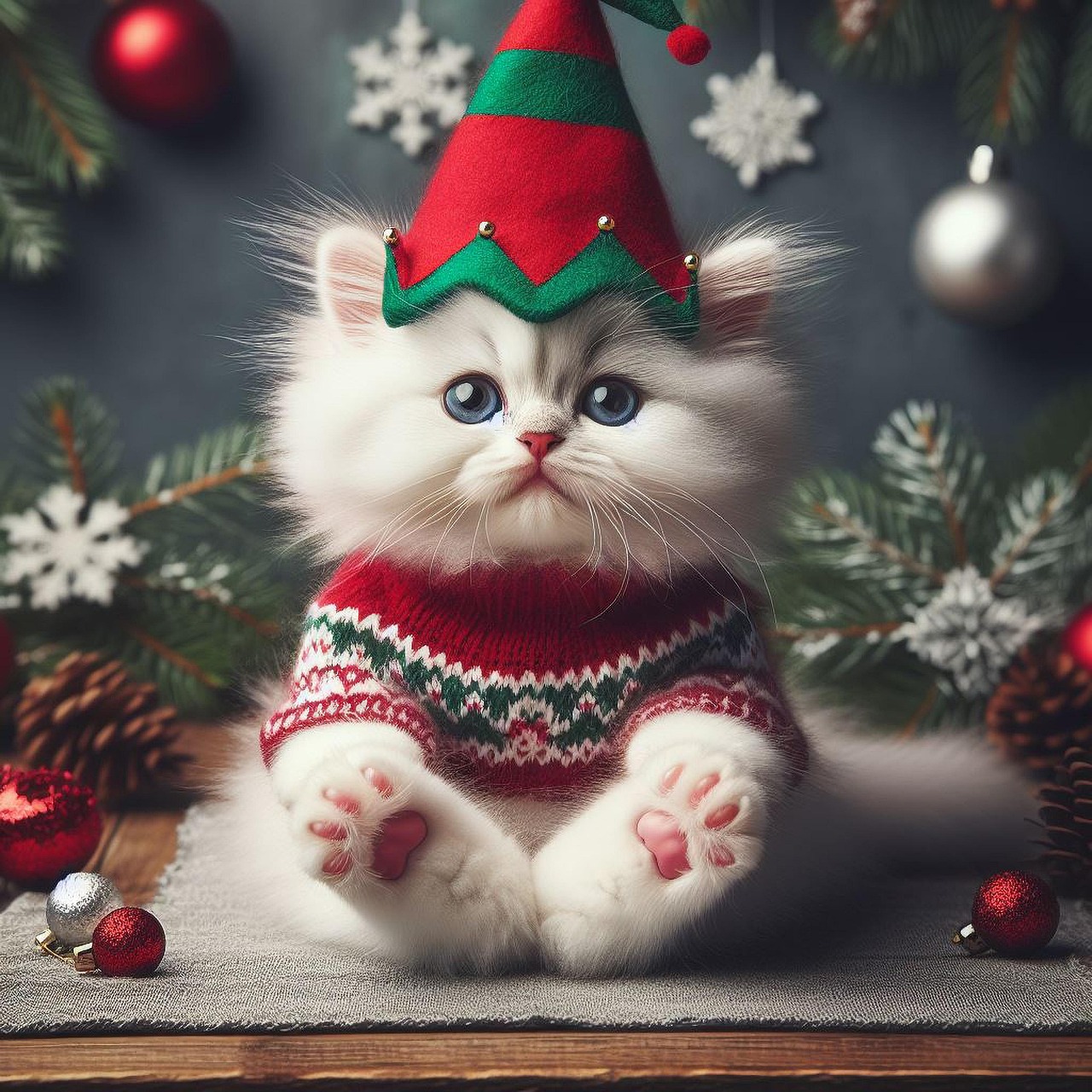 Download free HD stock image of Ai Generated Cat Free ai generated animal cat illustration