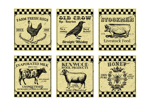 Free Labels Primitive illustration and picture