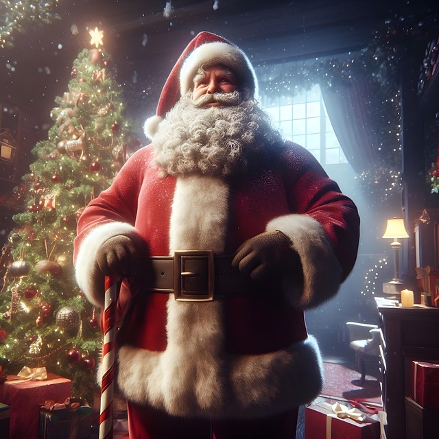 Free ai generated santa claus illustration