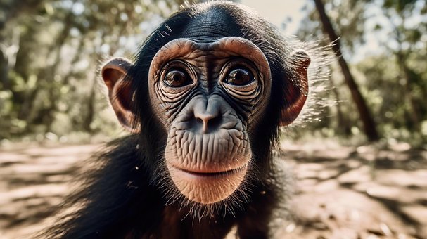 Free Ai Generated Chimpanzee illustration and picture