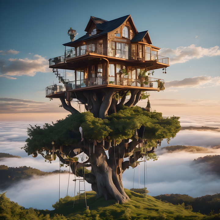 Ai产生的 树 房子 - Pixabay上的免费图片 - Pixabay