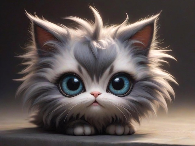 Кот, Котенок, Зима, Животное, Праздник