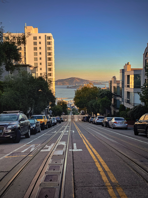 San Francisco, Californië, Road, Auto