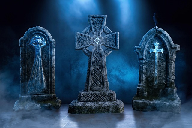 Free gravestones tomb gothic illustration