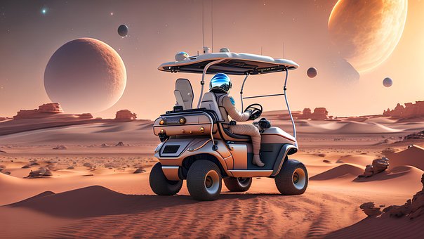 Espacio, Exoplaneta, Fantasía, Calesa