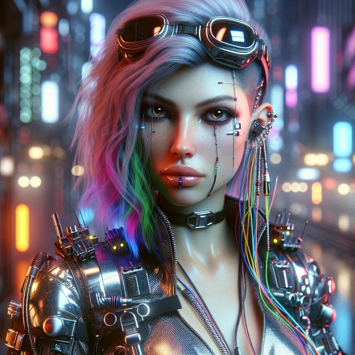 Download Cyberpunk Future City Royalty-Free Stock Illustration Image ...