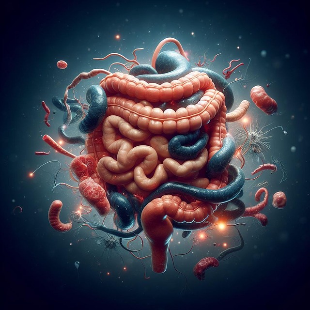 Free ai generated intestine digestive illustration